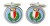Bari (Italy) Cufflinks in Chrome Box