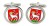 Bressanone Brixen (Italy) Cufflinks in Chrome Box