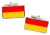 Burgenland, Austria Flag Cufflinks in Chrome Box