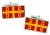 Byzantium Flag Cufflinks in Chrome Box