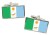 Chaco, Argentina Flag Cufflinks in Chrome Box