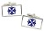Columbia MO (USA) Flag Cufflinks in Chrome Box