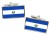 El Salvador Flag Cufflinks in Chrome Box