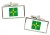 Federal District (Brazil) Flag Cufflinks in Chrome Box