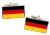 Germany Flag Flag Cufflinks in Chrome Box