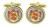 Grand Duchy of Oldenburg (Germany) Cufflinks in Chrome Box