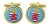 Grand Duchy of Luxembourg Cufflinks in Chrome Box