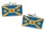 Halifax (Canada) Flag Cufflinks in Chrome Box