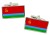 Karelo-Finnish Soviet Flag Cufflinks in Chrome Box