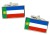 Khakassia (Russia) Flag Cufflinks in Chrome Box