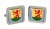 Kronoberg (Sweden) Square Cufflinks in Chrome Box