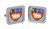 Le Havre (France) Square Cufflinks in Chrome Box