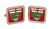 Manitoba (Canada) Square Cufflinks in Chrome Box