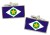 Mato Grosso (Brazil) Flag Cufflinks in Chrome Box