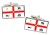 Melbourne, Australia Flag Cufflinks in Chrome Box