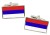 Misiones Province, Argentina Flag Cufflinks in Chrome Box