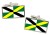 Monterey CA (USA) Flag Cufflinks in Chrome Box