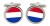 Netherlands Cufflinks in Chrome Box