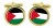 Palestine Cufflinks in Chrome Box