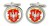 Polish Royal Crest Cufflinks in Chrome Box
