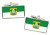 Rio Grande do Norte (Brazil) Flag Cufflinks in Chrome Box