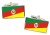 Rio Grande do Sul (Brazil) Flag Cufflinks in Chrome Box