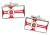 São Paulo (Brazil) Flag Cufflinks in Chrome Box