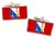 Sevastopol (Russia) Flag Cufflinks in Chrome Box