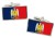 Valparẫso (Chile) Flag Cufflinks in Chrome Box