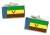 Venda (South Africa) Flag Cufflinks in Chrome Box