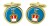 Varese (Italy) Cufflinks in Chrome Box