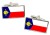 Wake Island (United States) Flag Cufflinks in Chrome Box
