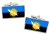 Zulia (Venezuela) Flag Cufflinks in Chrome Box