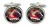 Ainslie Scottish Clan Cufflinks in Chrome Box