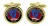 Rose Scottish Clan Cufflinks in Chrome Box