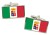 Italian Navy (Marina Militare) Flag Cufflinks in Box