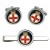 HMS Londonderry, Royal Navy Cufflink and Tie Clip Set