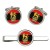 Headquarters Home Command, British Army ER Cufflinks and Tie Clip Set