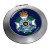 Queensland Police Chrome Mirror
