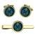 Royal Electrical and Mechanical Engineers REME, British Army 1942 Cufflinks and Tie Clip Set