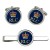 Royal Logistics Corps Cypher, British Army ER Cufflinks and Tie Clip Set