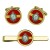 Royal Northumberland Fusiliers Crest, British Army Cufflinks and Tie Clip Set