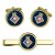 University Royal Naval Unit URNU Solent, Royal Navy Cufflink and Tie Clip Set