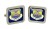 100th Air Refueling Wing USAF Square Cufflinks in Box