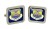 100th Air Refuelling Wing USAF Square Cufflinks in Box