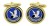17th Weapons Squadron USAF Cufflinks in Box