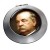President Grover Cleveland Chrome Mirror