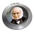 President John Quincy Adams Chrome Mirror