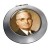 President Harry Truman Chrome Mirror