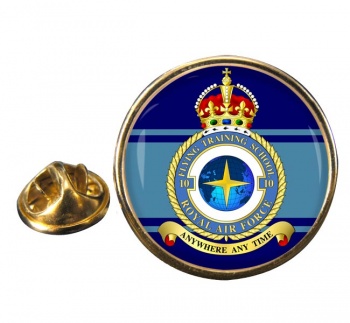 No. 10 Flying Training School (Royal Air Force) Round Pin Badge